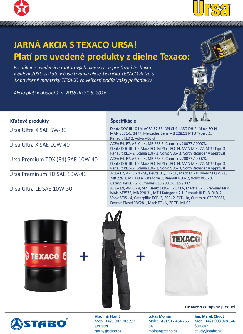 TEXACO motor oil_podzim2015